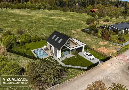 Stavební pozemek 800 m², Stříbrná Lhota, Mníšek pod Brdy — fotografie 2